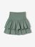 Frilly Skirt with Smocked Waist, for Girls sage green - vertbaudet enfant 
