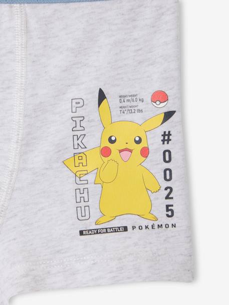 Pack of 5 POKEMON® Pikachu Boxer Shorts sky blue - vertbaudet enfant 