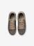 Baskets enfant fille en cuir à lacets beige imprimé+or - vertbaudet enfant 