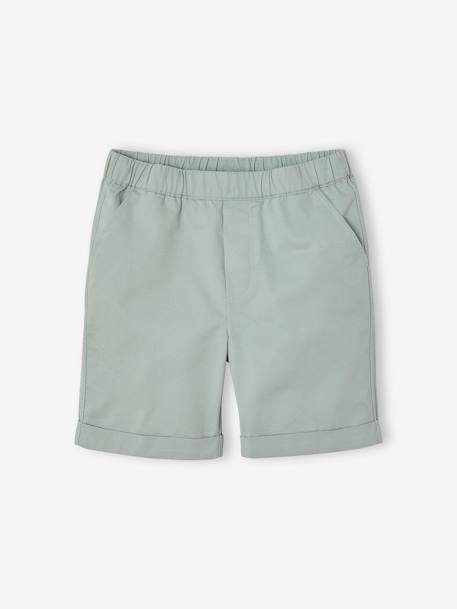 Ensemble céremonie chemise et bermuda garçon vert sauge - vertbaudet enfant 