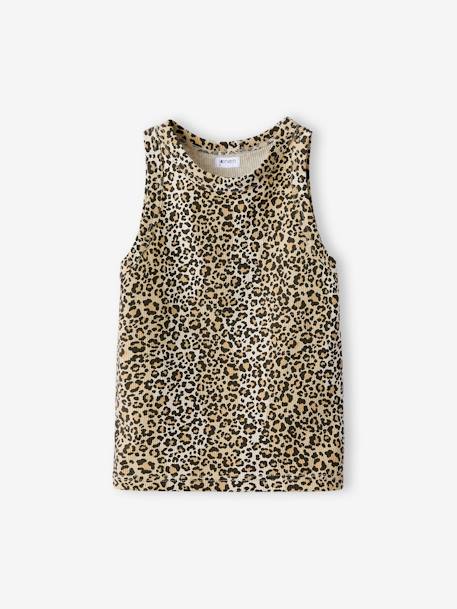Pack of 2 Strappy Tops for Girls, JONEN beige - vertbaudet enfant 