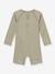 MATGOLDIE UV Swimsuit for Babies, MINI A TURE green+rose - vertbaudet enfant 