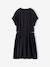 Dress with Openings on the Sides, for Girls, JONEN anthracite+vanilla - vertbaudet enfant 