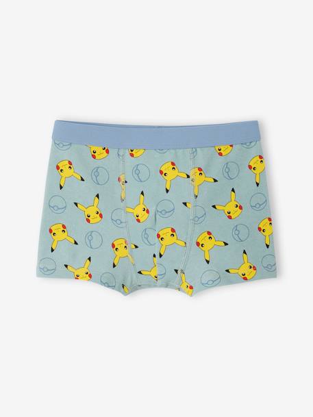 Pack of 5 POKEMON® Pikachu Boxer Shorts sky blue - vertbaudet enfant 