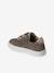 Leather Hook-&-Loop Trainers for Children, Designed for Autonomy gold+printed beige - vertbaudet enfant 