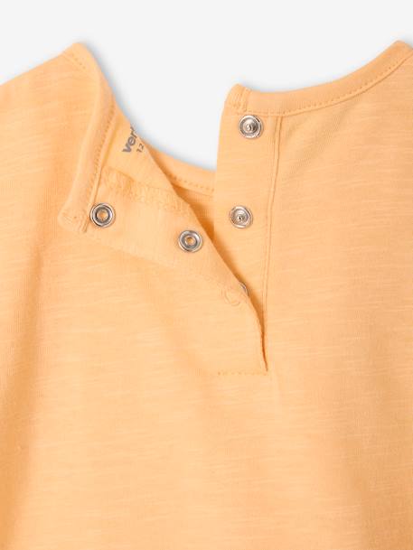 T-shirt bébé motif animalier manches courtes abricot+beige - vertbaudet enfant 