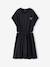 Dress with Openings on the Sides, for Girls, JONEN anthracite+vanilla - vertbaudet enfant 