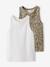Pack of 2 Strappy Tops for Girls, JONEN beige - vertbaudet enfant 