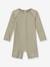 MATGOLDIE UV Swimsuit for Babies, MINI A TURE green+rose - vertbaudet enfant 