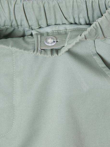Ensemble céremonie chemise et bermuda garçon vert sauge - vertbaudet enfant 