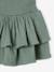 Frilly Skirt with Smocked Waist, for Girls sage green - vertbaudet enfant 