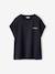 Lot de 2 T-shirts manches courtes fille anthracite - vertbaudet enfant 