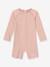 MATGOLDIE UV Swimsuit for Babies, MINI A TURE green+rose - vertbaudet enfant 