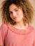 T-Shirt for Maternity with Macramé Front/Back Neckline tomato red - vertbaudet enfant 