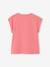 Animal print T-shirt for girls apricot+ecru+grey blue+strawberry - vertbaudet enfant 
