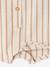 Striped T-Shirt + Bandana + Playsuit Set for Babies ecru - vertbaudet enfant 
