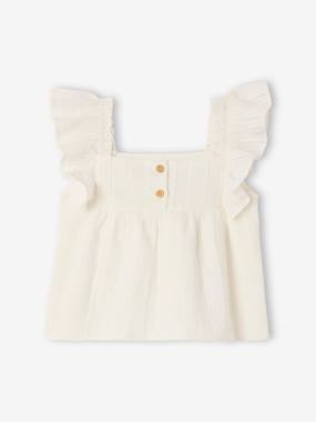 -Blouse épaules volantées bébé