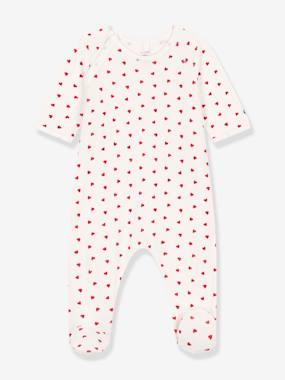 Bébé-Pyjama bébé en velours coeurs