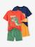 Lot de 2 pyjashorts garçon animaux multicolore - vertbaudet enfant 