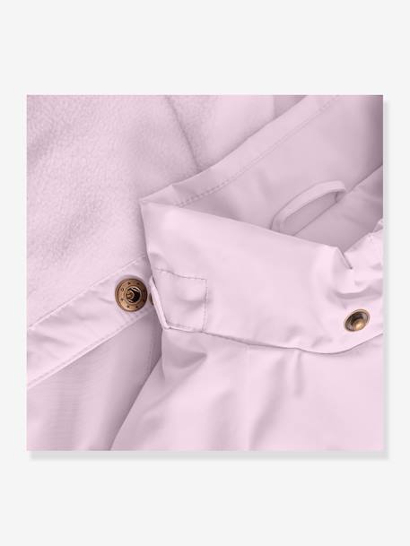 Veste mi-saison imperméable fille avec doublure polaire MATALGEA bois de rose+lilas poudré+rose poudré+vert sauge - vertbaudet enfant 