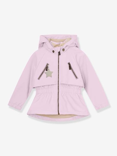 Veste mi-saison imperméable fille avec doublure polaire MATALGEA bois de rose+lilas poudré+rose poudré+vert sauge - vertbaudet enfant 