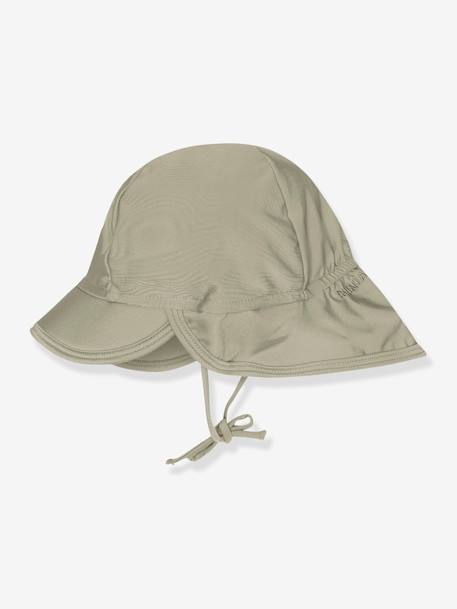MATGUSTAS UV Sun Hat for Baby Girls, MINI A TURE green+rose - vertbaudet enfant 