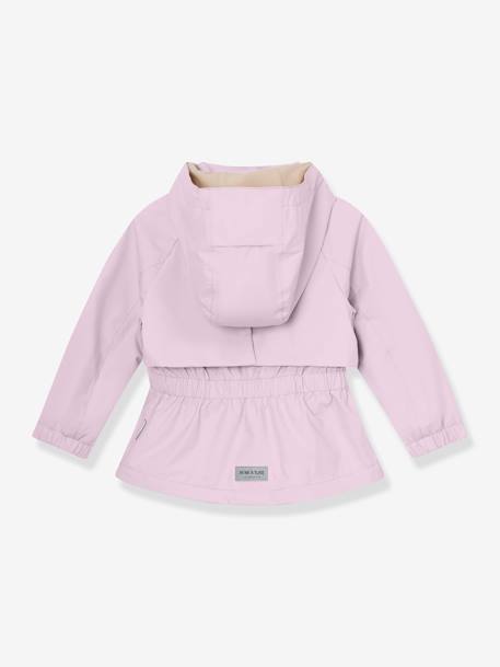 MATALGEA Mid-Season Waterproof Jacket with Fleece Lining, for Girls, MINI A TURE dusky pink+rosy+sage green+soft lilac - vertbaudet enfant 