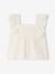 Blouse with Ruffles on Shoulders for Babies ecru - vertbaudet enfant 