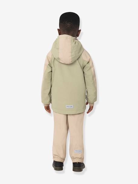 MATVALON Mid-Season Waterproof Jacket for Boys, MINI A TURE green - vertbaudet enfant 