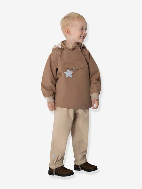 Veste mi-saison bébé MATWAI avec doublure polaire bois de rose+marron+sable - vertbaudet enfant 