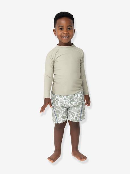 MATMAKI Printed Swimming Shorts for Boys, MINI A TURE printed green - vertbaudet enfant 