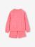 Fleece Sweatshirt & Floral Shorts Set for Girls sweet pink - vertbaudet enfant 