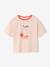 Terry Cloth T-Shirt & Shorts Set for Girls coral+lilac - vertbaudet enfant 