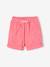 Fleece Sweatshirt & Floral Shorts Set for Girls sweet pink - vertbaudet enfant 