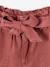 Short fille style paperbag écru+rose+tomette - vertbaudet enfant 