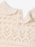 Top with Crochet Sleeves, for Babies vanilla - vertbaudet enfant 