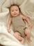 Barboteuse bébé laine et cachemire personnalisable beige chiné - vertbaudet enfant 