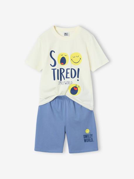Smiley World® Pyjamas chambray blue - vertbaudet enfant 