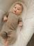 Combinaison naissance en laine et cachemire personnalisable beige chiné - vertbaudet enfant 
