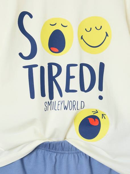 Smiley World® Pyjamas chambray blue - vertbaudet enfant 