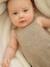 Barboteuse bébé laine et cachemire personnalisable beige chiné - vertbaudet enfant 