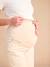 Wide-Leg Maternity Jeans with Seamless Belly Band, ENVIE DE FRAISE ecru - vertbaudet enfant 
