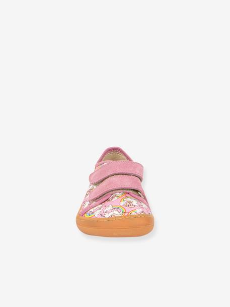 BAREFOOT CANVAS Trainers for Boys, FRODDO anthracite+blue+rose - vertbaudet enfant 