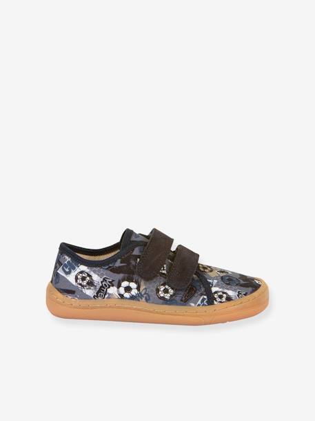 Baskets pieds nus pour garçons BAREFOOT CANVAS froddo anthracite+bleu+rose - vertbaudet enfant 