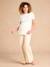 Jean de grossesse large bandeau seamless écru - vertbaudet enfant 