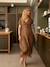 Robe longue grossesse effet cache-coeur en gaze de coton argile+beige+marine+terracotta - vertbaudet enfant 