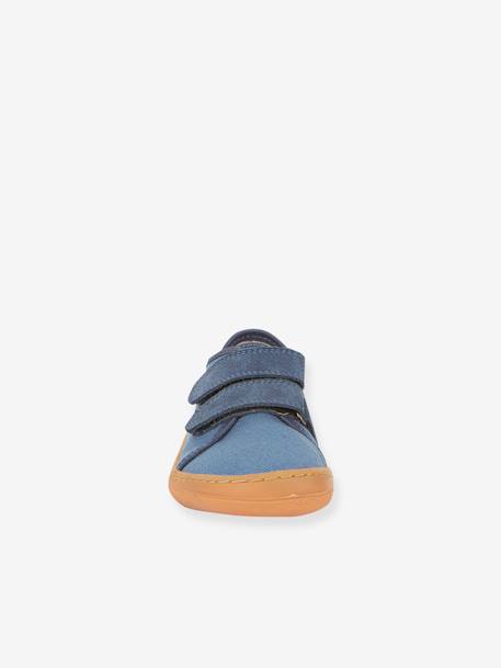 BAREFOOT CANVAS Trainers for Boys, FRODDO anthracite+blue+rose - vertbaudet enfant 