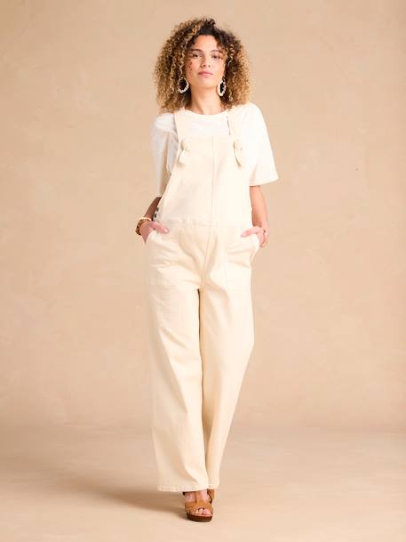 Maternity Dungarees by ENVIE DE FRAISE ecru - vertbaudet enfant 