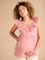 Blouse grossesse en gaze coton col broderie anglaise terracotta - vertbaudet enfant 