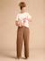 Wide-Leg Leopard Print Trousers in Cotton Gauze for Maternity, ENVIE DE FRAISE beige - vertbaudet enfant 